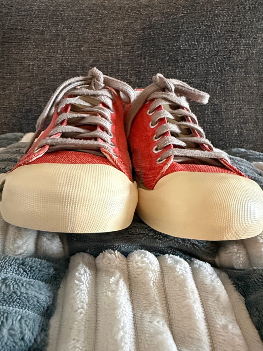 Keen Canvas Sneakers with Gray Laces - Picture 3 of 12